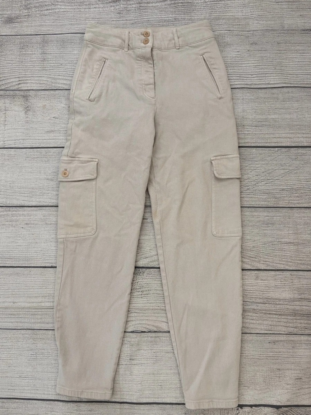 Wilfred Light Beige Cargo Track Pants